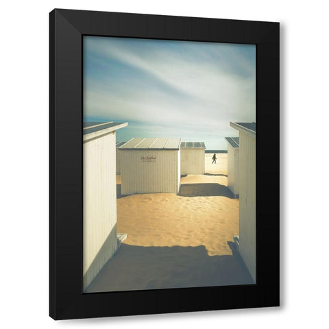 Fresh Air Black Modern Wood Framed Art Print by Huybrighs, Marc