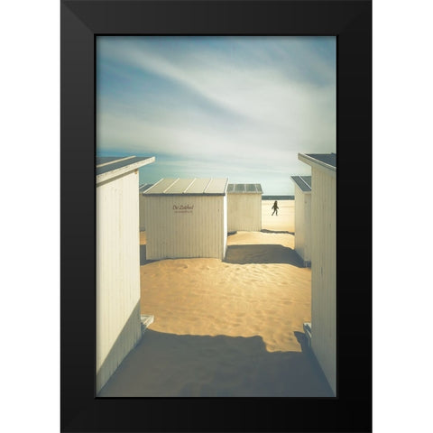 Fresh Air Black Modern Wood Framed Art Print by Huybrighs, Marc