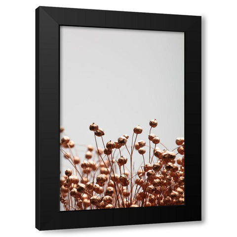 Dried Grass Copper 03 Black Modern Wood Framed Art Print by 1x Studio III