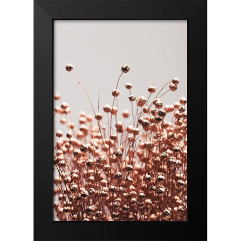 Dried Grass Copper 05 Black Modern Wood Framed Art Print by 1x Studio III