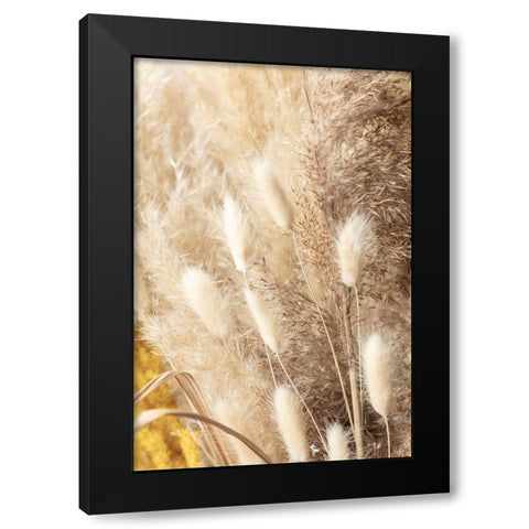 Dried Bouquet Black Modern Wood Framed Art Print with Double Matting by 1x Studio III