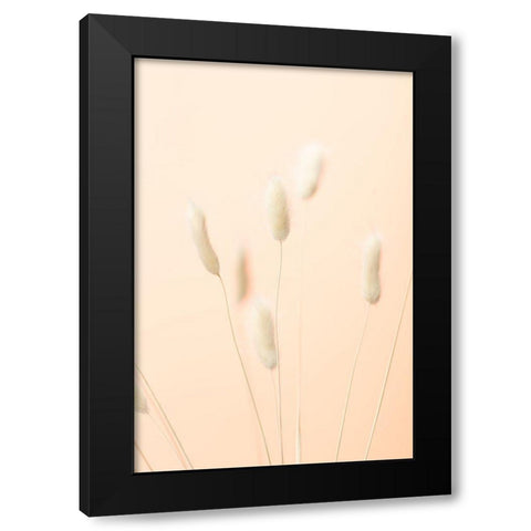 Bunny Grass Peach 06 Black Modern Wood Framed Art Print with Double Matting by 1x Studio III