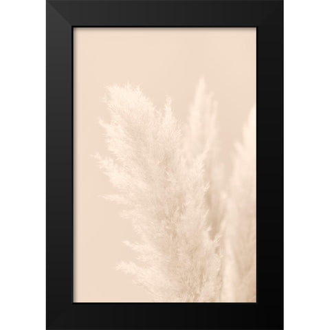 Pampas Grass Beige 03 Black Modern Wood Framed Art Print by 1x Studio III