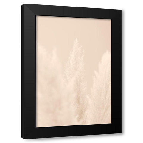Pampas Grass Beige 04 Black Modern Wood Framed Art Print by 1x Studio III