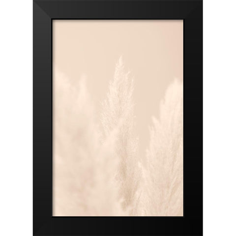 Pampas Grass Beige 04 Black Modern Wood Framed Art Print by 1x Studio III
