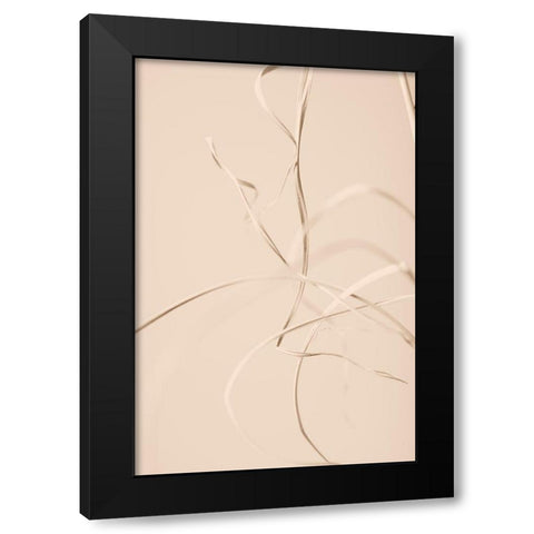 Dried Grass Beige 02 Black Modern Wood Framed Art Print by 1x Studio III