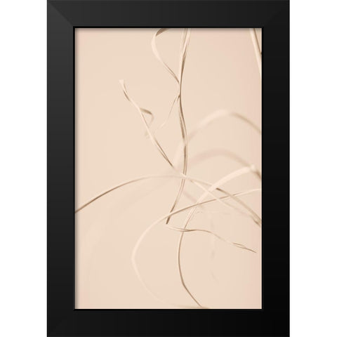 Dried Grass Beige 02 Black Modern Wood Framed Art Print by 1x Studio III