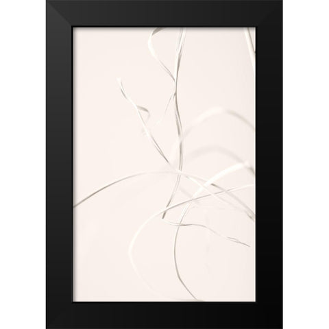 Dried Grass Light Beige 02 Black Modern Wood Framed Art Print by 1x Studio III