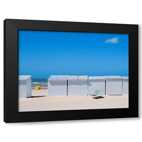 Untitled Black Modern Wood Framed Art Print with Double Matting by Della Latta, Massimo