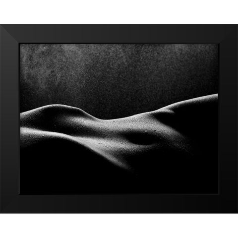 The Mist Black Modern Wood Framed Art Print by Yang, James