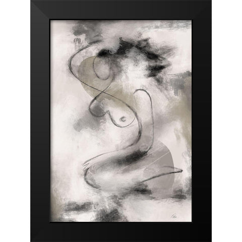 Resting Black Modern Wood Framed Art Print by 1x Studio II