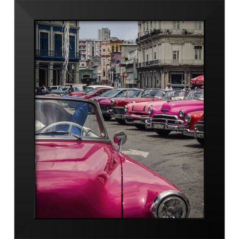 Havana Mood Black Modern Wood Framed Art Print by Stranak, Pavol