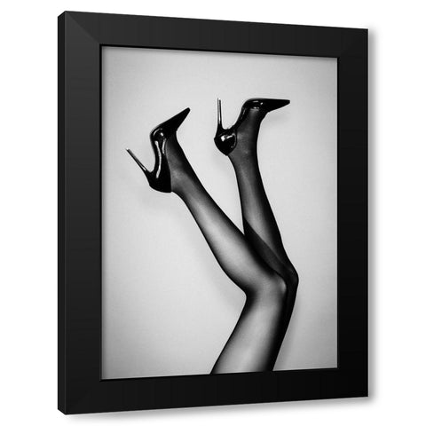 Kick up Your Heels #03 Black Modern Wood Framed Art Print by 1x Studio III