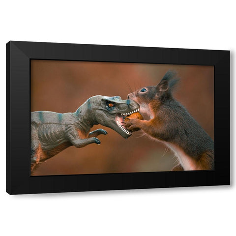 Battle Of The Year Black Modern Wood Framed Art Print by Colemont, Niki
