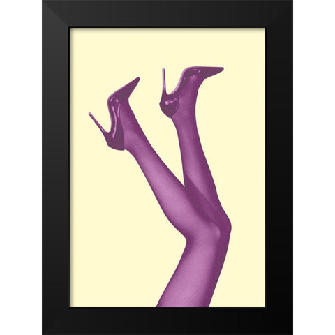 Kick Up Your Heels #05 Black Modern Wood Framed Art Print by 1x Studio III