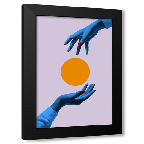 Chosen No 01 Black Modern Wood Framed Art Print with Double Matting by 1x Studio III