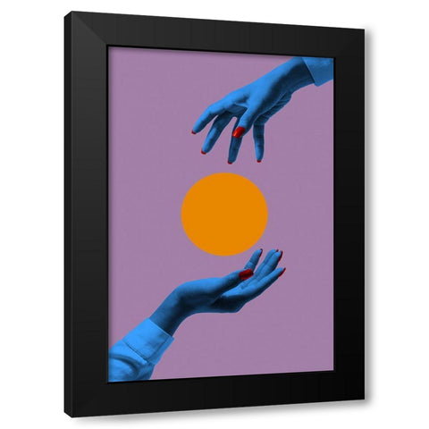 Chosen No 02 Black Modern Wood Framed Art Print with Double Matting by 1x Studio III