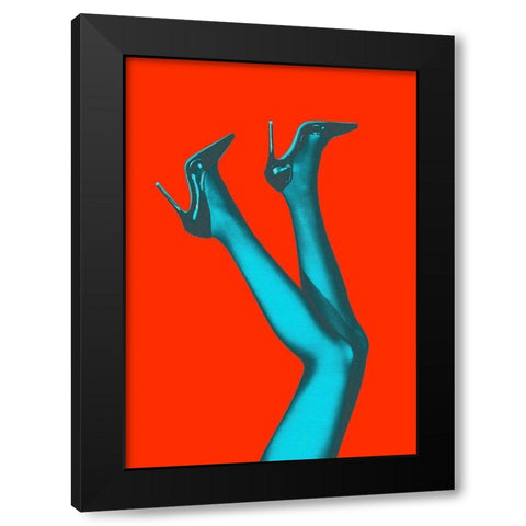 Kick up Your Heels #07 Black Modern Wood Framed Art Print by 1x Studio III