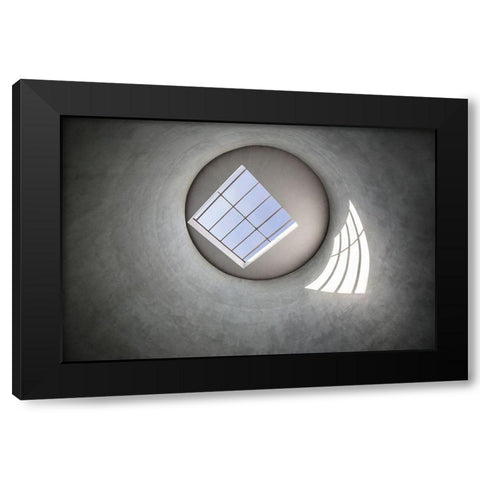 Imprisoned Black Modern Wood Framed Art Print with Double Matting by P Neto, Filipe