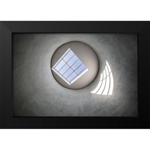 Imprisoned Black Modern Wood Framed Art Print by P Neto, Filipe