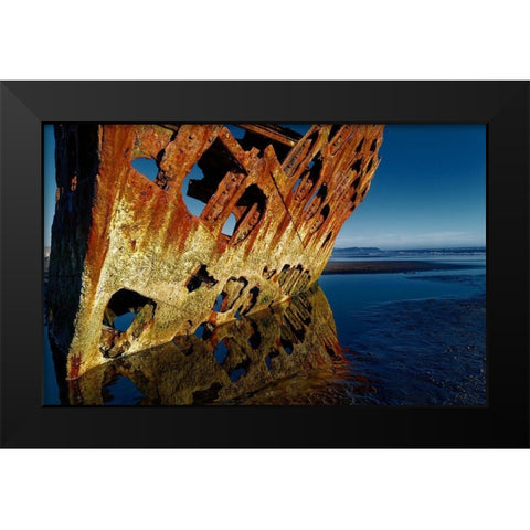 Death Still Waits Black Modern Wood Framed Art Print by Mccleave, Thomas