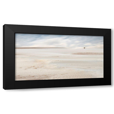 Surfer Black Modern Wood Framed Art Print by Claes, Gilbert