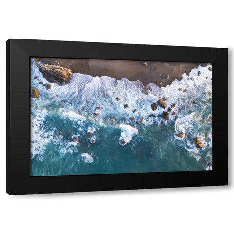 Before The Storm Black Modern Wood Framed Art Print by Mitamura, Takeshi