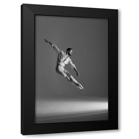Portrait Of Kamil Black Modern Wood Framed Art Print with Double Matting by Irma Ricci, Monica