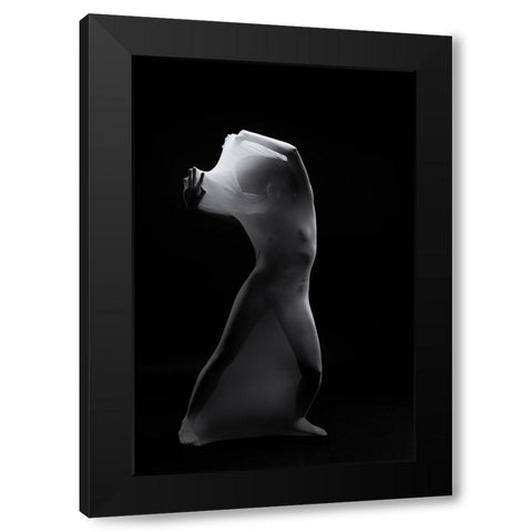Flounder Black Modern Wood Framed Art Print by Ding, Sunny