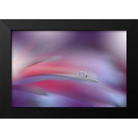 The Essence Of Being..II Black Modern Wood Framed Art Print by Nan, Juliana