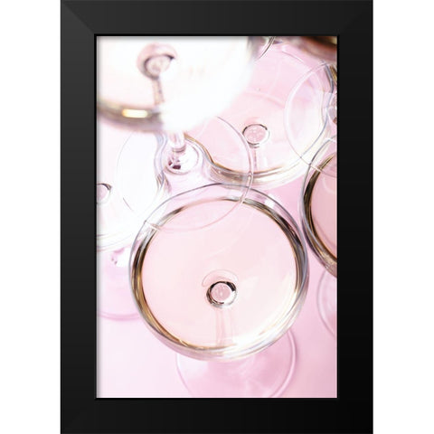 Champagne tower_2 Black Modern Wood Framed Art Print by 1x Studio III