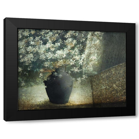 Floral Still Life Black Modern Wood Framed Art Print with Double Matting by Talen, Nel