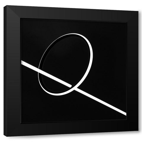 Connection Between Light And Darkness... Black Modern Wood Framed Art Print by Claes, Gilbert