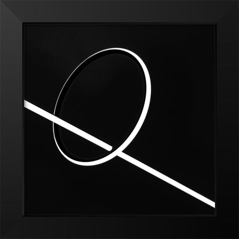 Connection Between Light And Darkness... Black Modern Wood Framed Art Print by Claes, Gilbert