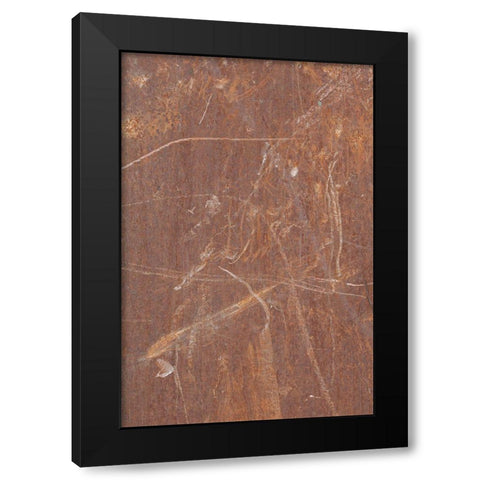Sheet Metal Wall_1 Black Modern Wood Framed Art Print by 1x Studio III
