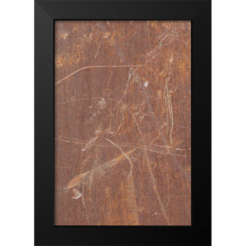 Sheet Metal Wall_1 Black Modern Wood Framed Art Print by 1x Studio III