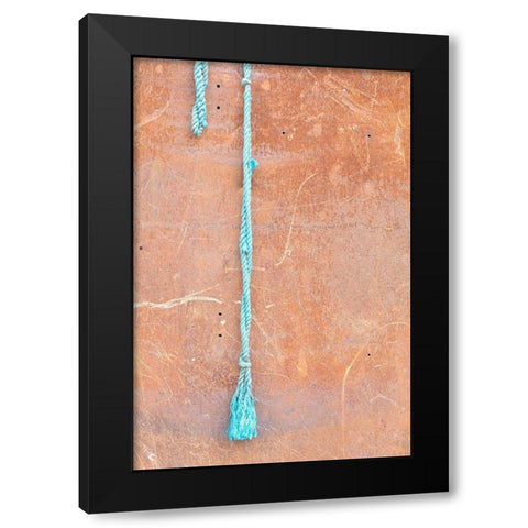 Wall and string Black Modern Wood Framed Art Print with Double Matting by 1x Studio III