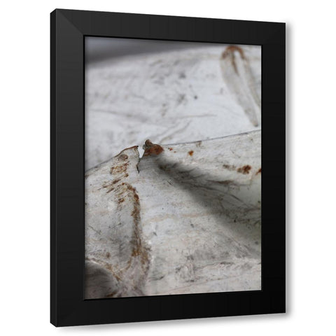 corrugated iron_1 Black Modern Wood Framed Art Print by 1x Studio III