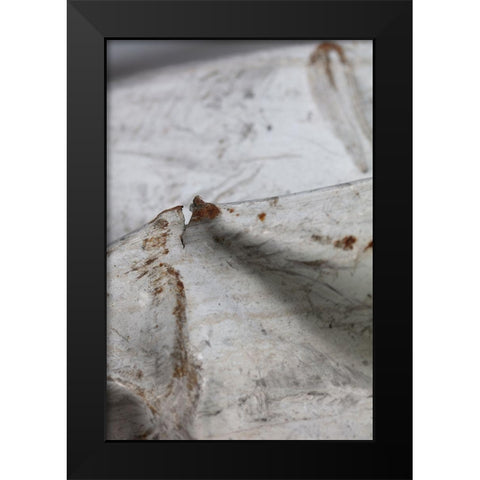 corrugated iron_1 Black Modern Wood Framed Art Print by 1x Studio III