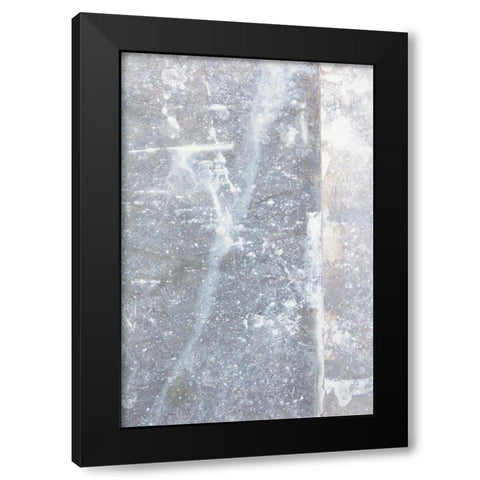 Sheet metal wall_4 Black Modern Wood Framed Art Print with Double Matting by 1x Studio III