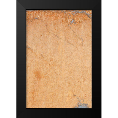 Orange wall Black Modern Wood Framed Art Print by 1x Studio III