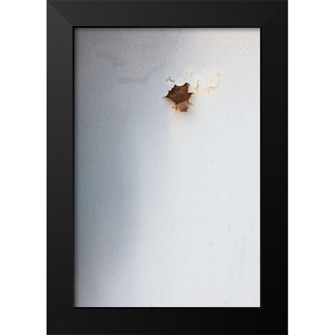 Hole in the wall Black Modern Wood Framed Art Print by 1x Studio III