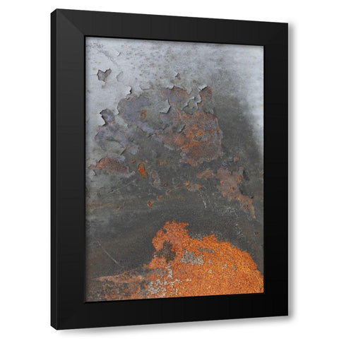 Corrugated Iron_5 Black Modern Wood Framed Art Print with Double Matting by 1x Studio III