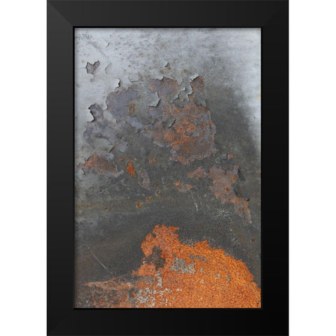 Corrugated Iron_5 Black Modern Wood Framed Art Print by 1x Studio III