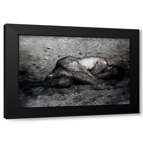 Mixing Black Modern Wood Framed Art Print with Double Matting by Bousca, Bogdan