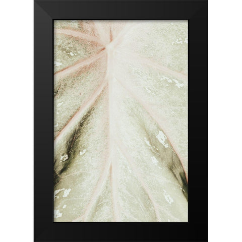 Light green leaf Black Modern Wood Framed Art Print by 1x Studio III