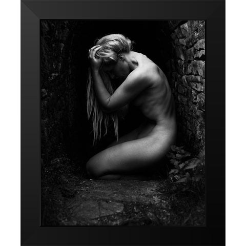 Keira 2 Black Modern Wood Framed Art Print by Fritz, Ray
