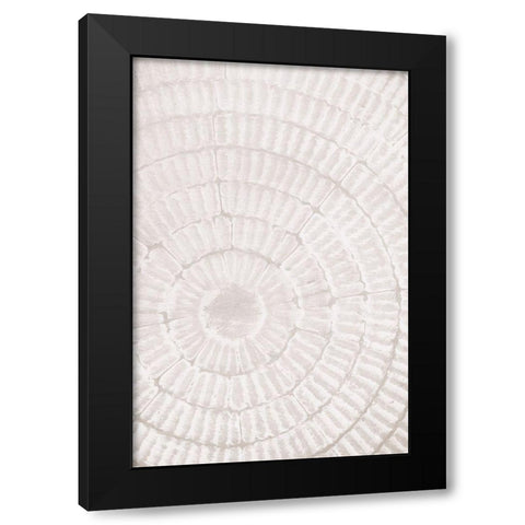 Pattern_plate_1 Black Modern Wood Framed Art Print with Double Matting by 1x Studio III