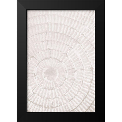 Pattern_plate_1 Black Modern Wood Framed Art Print by 1x Studio III