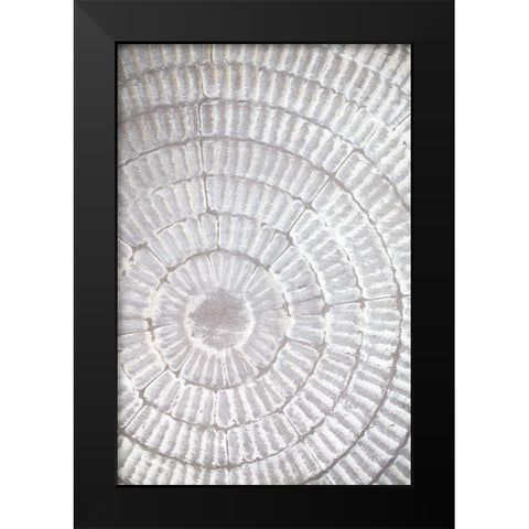 Patternplate_Grey_1 Black Modern Wood Framed Art Print by 1x Studio III